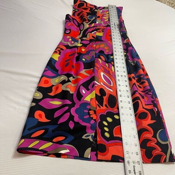 Trina Turk Psychedelic Colorful Sheath Dress Size 0 - Picture 8 of 8